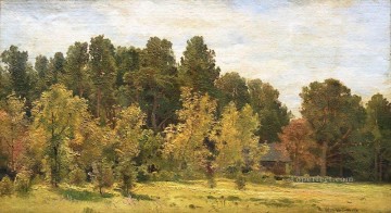 Artworks in 150 Subjects Painting - forest edges classical landscape Ivan Ivanovich trees